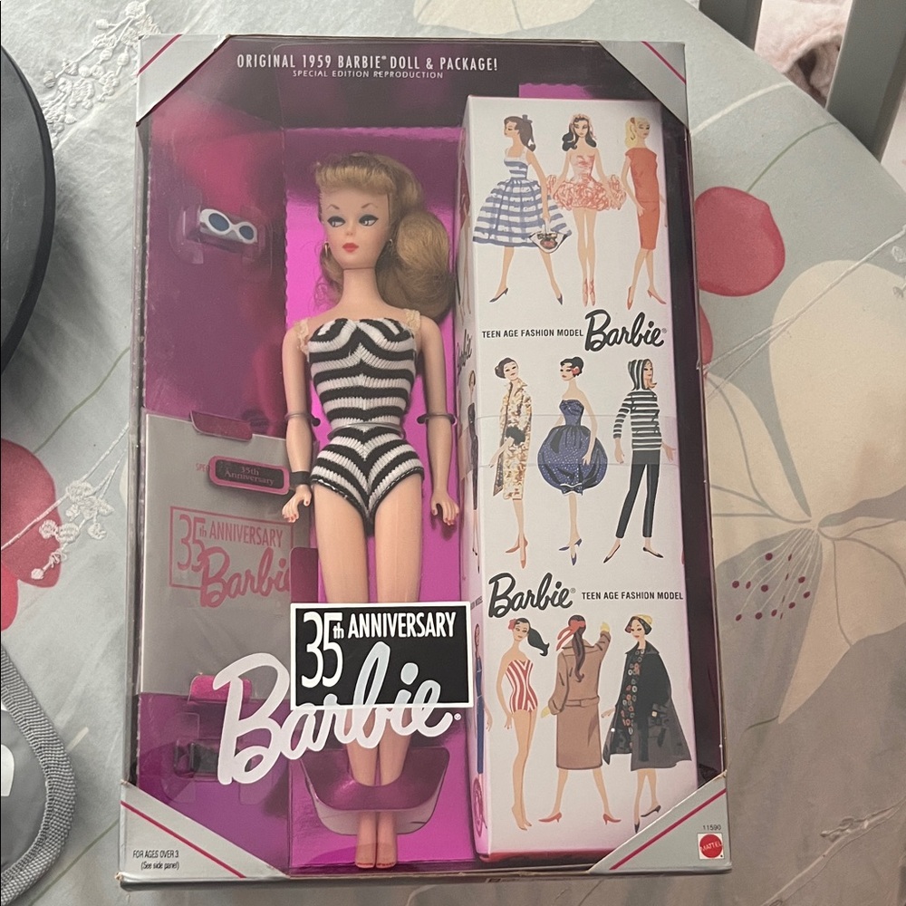 Barbie 35th Anniversary Doll in Black and White